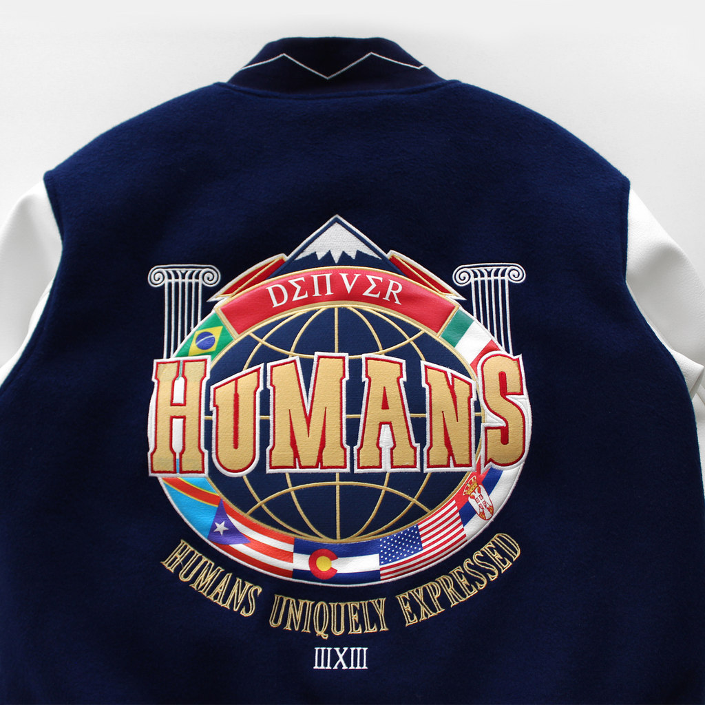 Denver HUE Olympics 303 Basketball Letterman Jacket