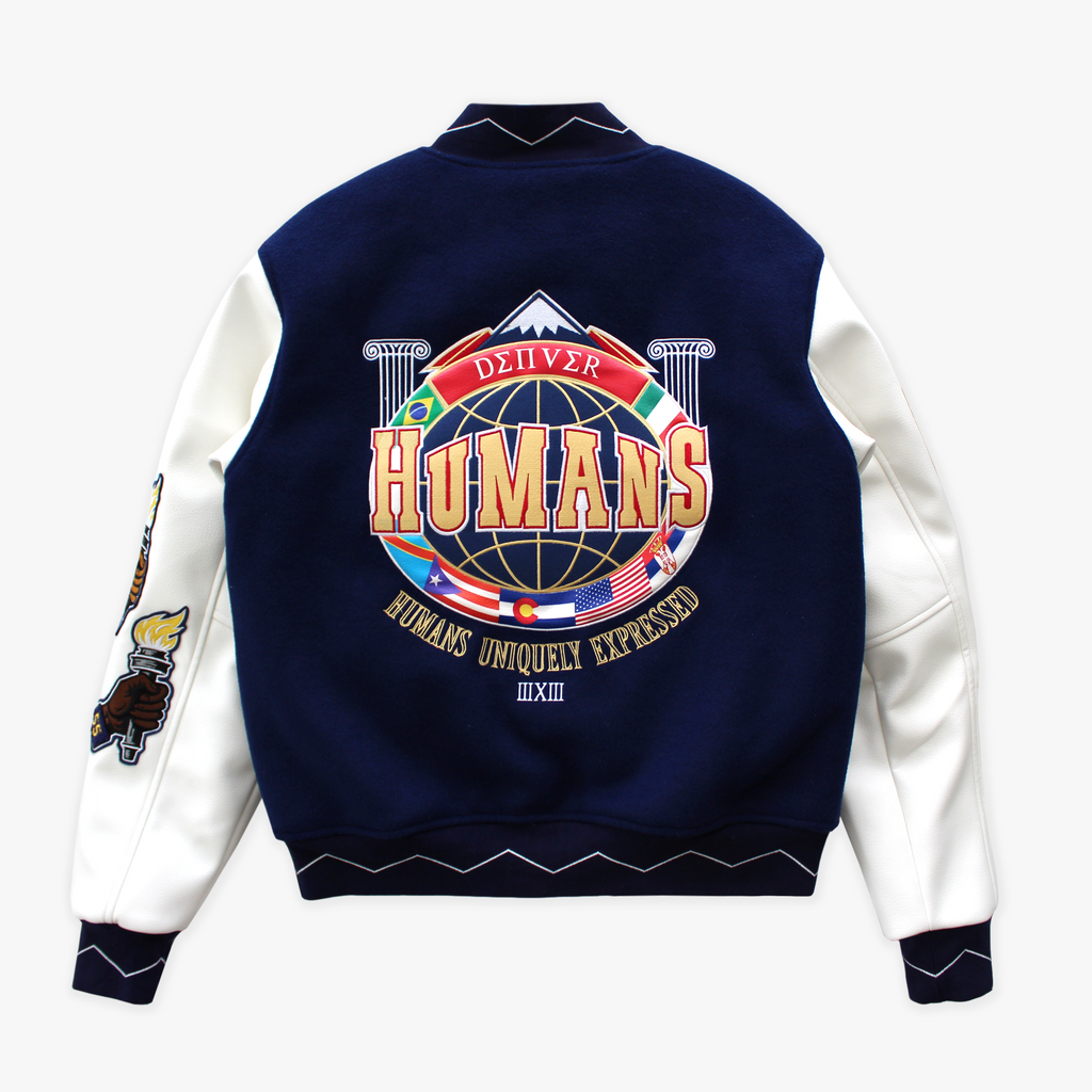 Denver HUE Olympics 303 Basketball Letterman Jacket