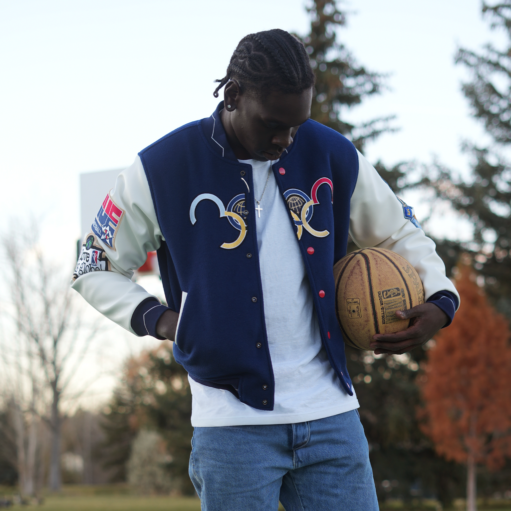 Denver HUE Olympics 303 Basketball Letterman Jacket
