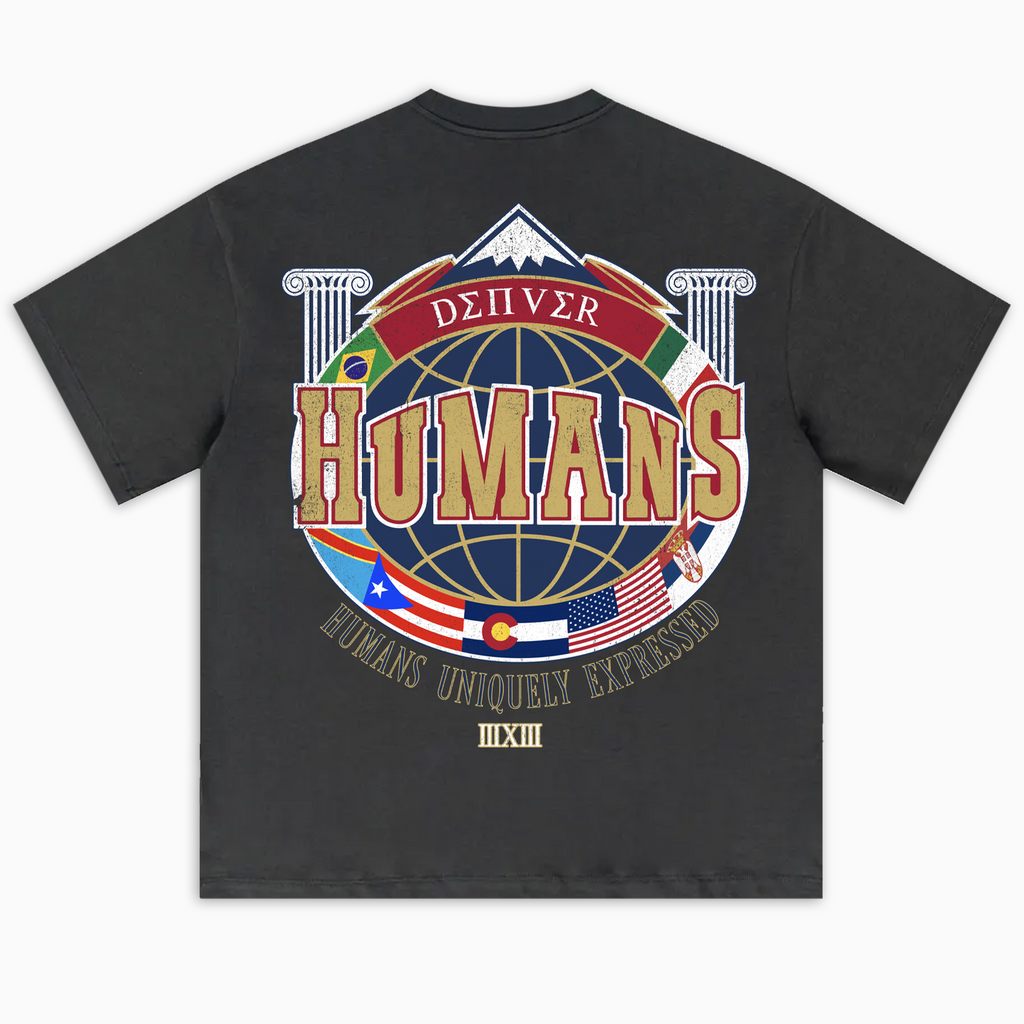 Denver 303 Olympic Rings Basketball T-shirt - Dark Grey