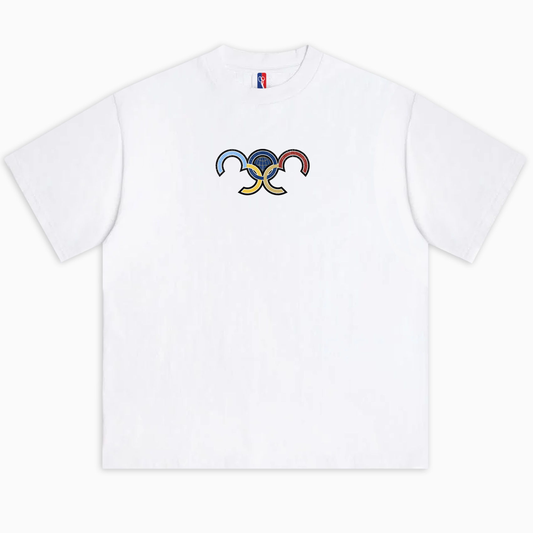 Denver 303 Olympic Rings Basketball T-shirt - White