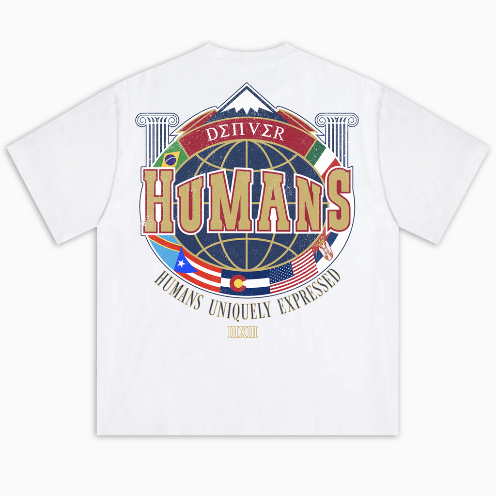Denver 303 Olympic Rings Basketball T-shirt - White