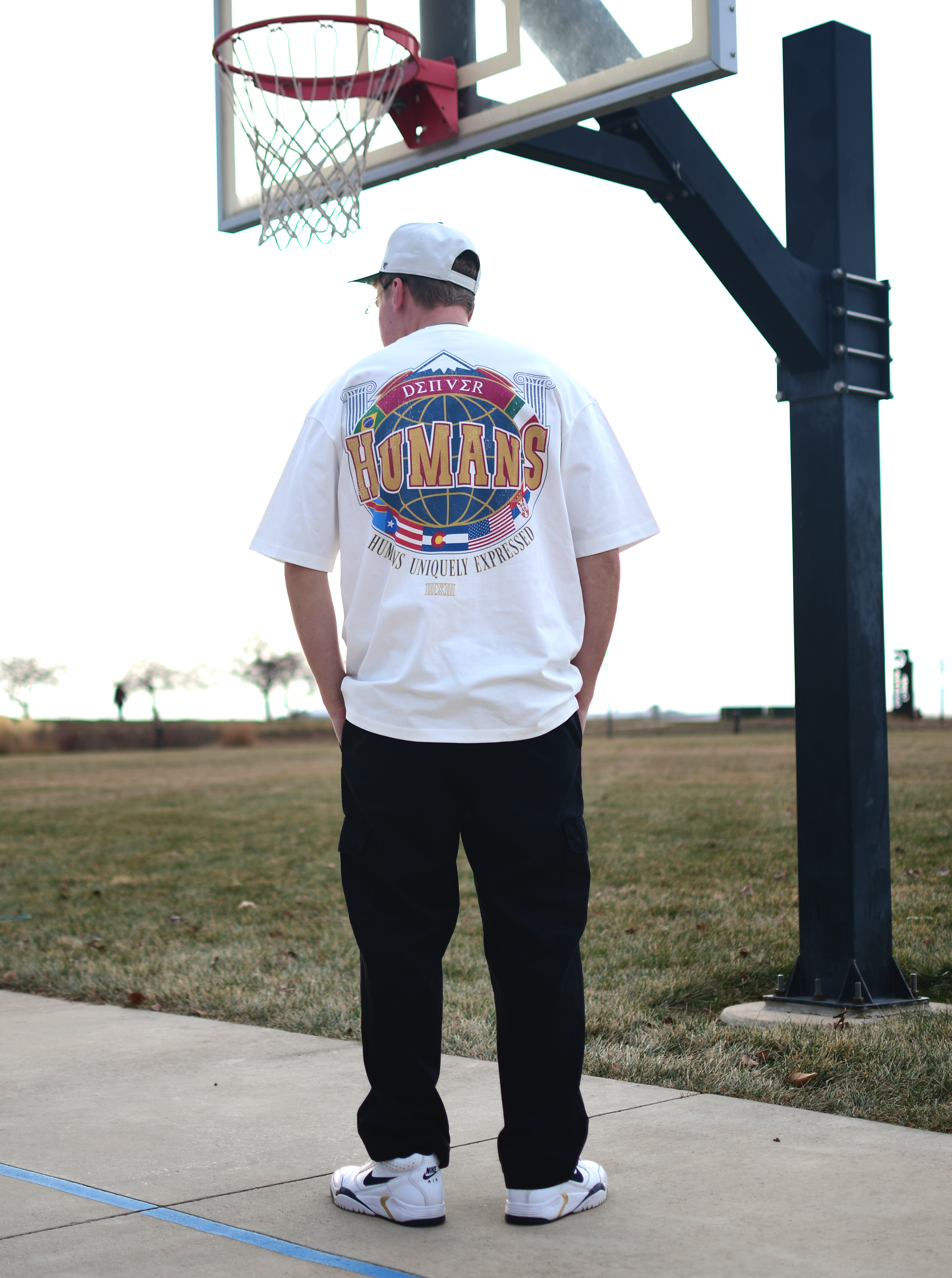 Denver 303 Olympic Rings Basketball T-shirt - White