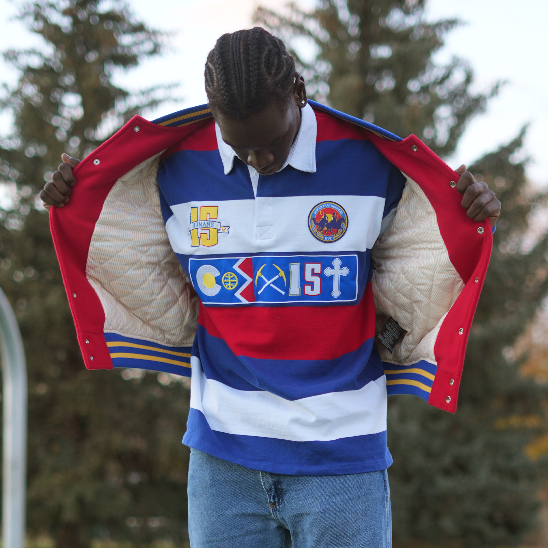 Coexist #15 Melo & Jokic Long Sleeve Rugby Shirt