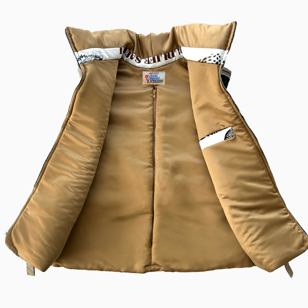 HUE 1/1 Gucci Denver Zoo Safari Puffer Vest