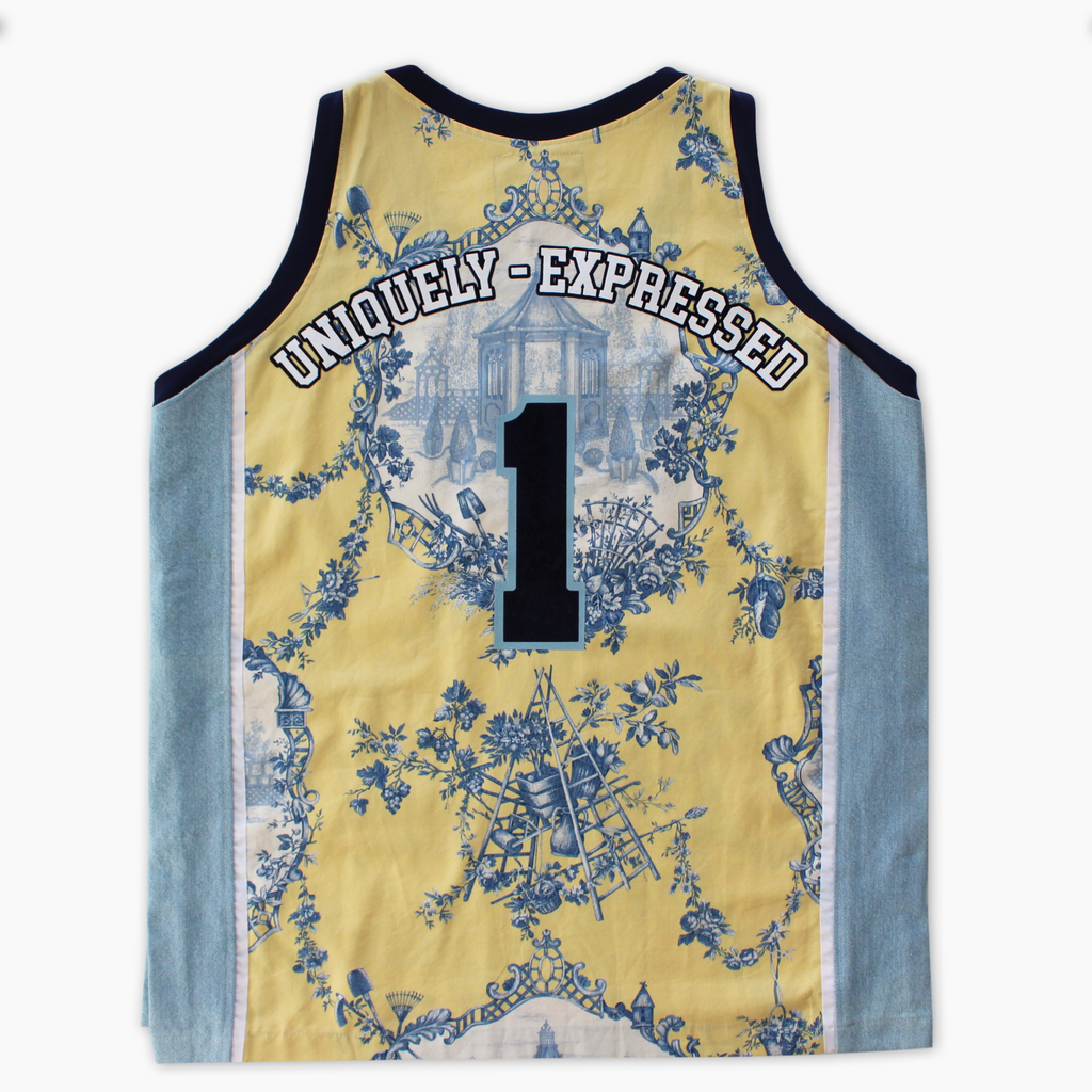 HUE 1/1 Floral Garden Basketball Jersey