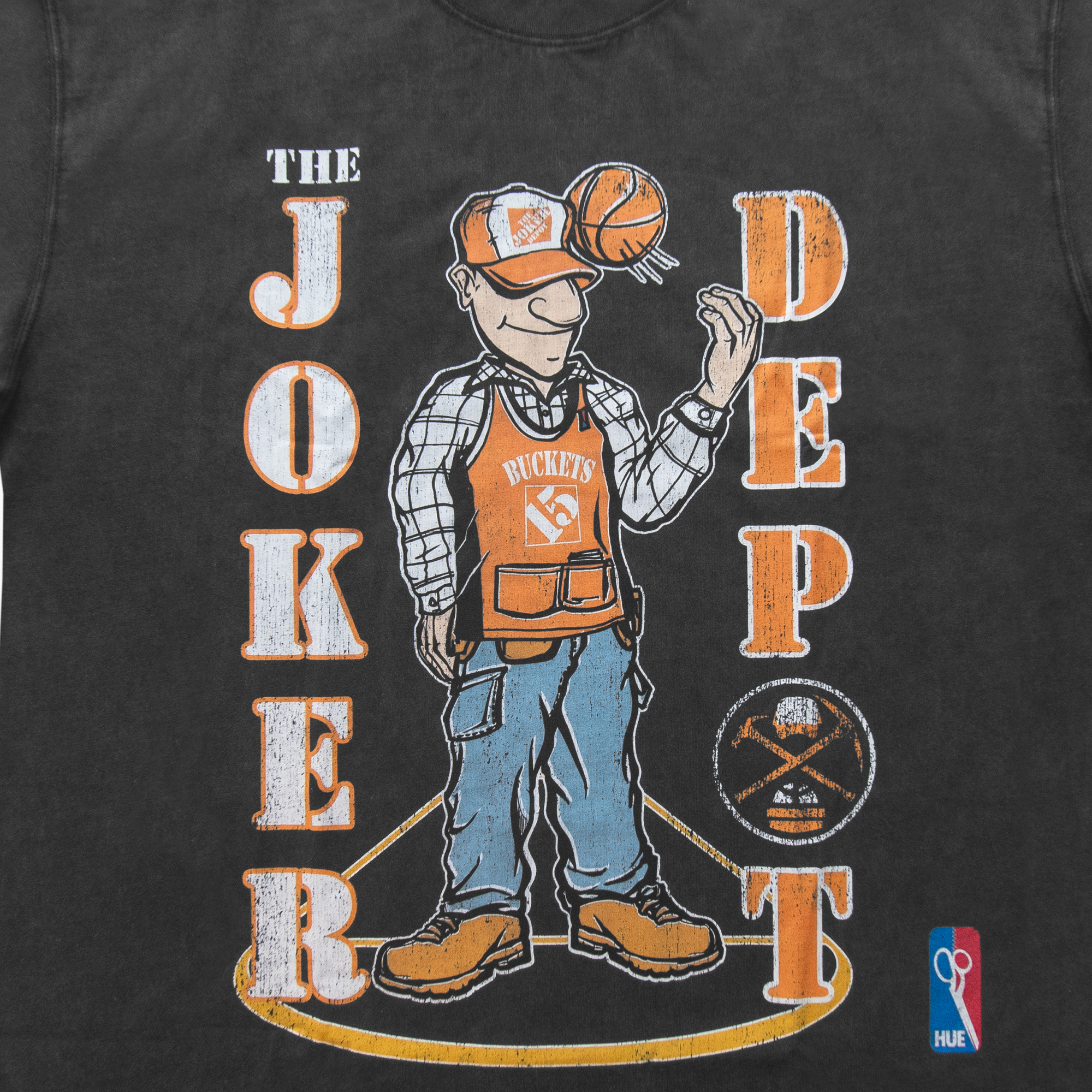 Joker Depot Day Job Basketball T-shirt - Dark Grey